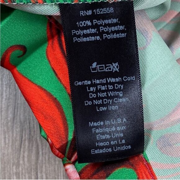 Anthropologie Delfi Collective Skirt Satin Pleated Panel Multicolor Size Medium - Picture 9 of 14